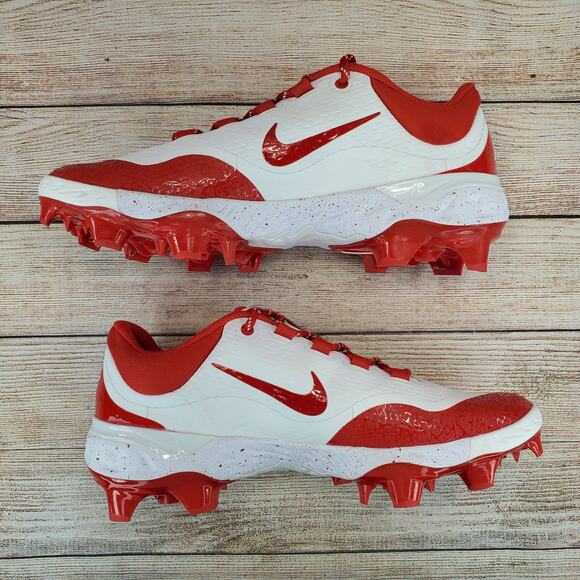 Nike Alpha Huarache Elite 4 Low MCS Molded Baseball Cleats Red Men's Size 10.5 - Picture 6 of 8